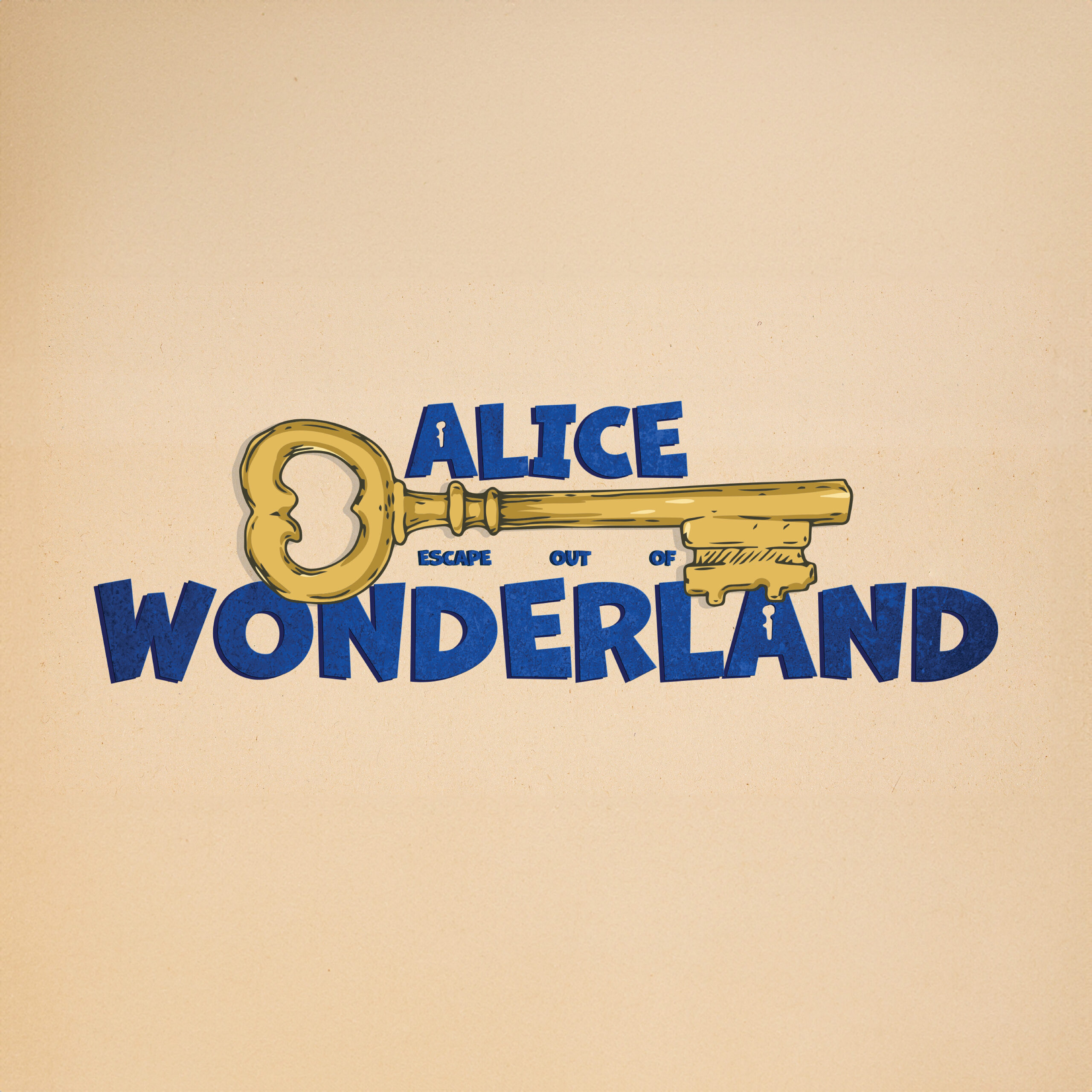 Alice in wonderland vierkant